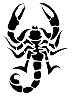 Tattoo scorpion PNG image-5466